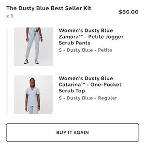 BRAND-NEW FIGS dusty blue